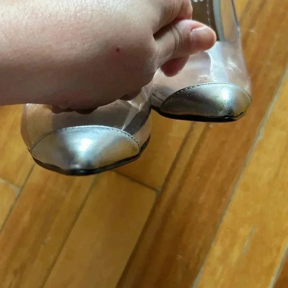 L’intervalle clear and silver heels cinderalla pumps - Picture 8 of 8